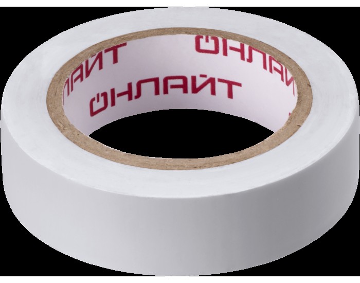 Изолента ОНЛАЙТ 71 673 OIT-B15-10/WH ПВХ белая (Китай)