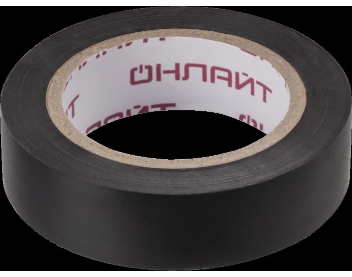 Изолента ОНЛАЙТ 71 674 OIT-B15-10/BL ПВХ черная (Китай)