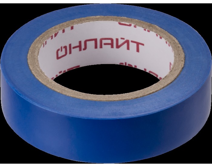 Изолента ОНЛАЙТ 71 675 OIT-B15-10/B ПВХ синяя (Китай)