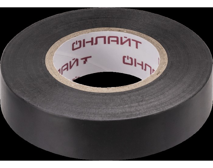 Изолента ОНЛАЙТ 71 677 OIT-B15-20/BL ПВХ черная (Китай)