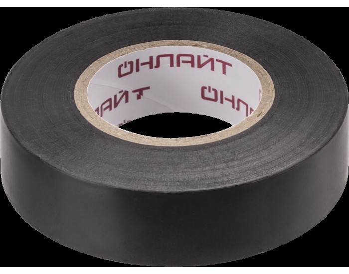 Изолента ОНЛАЙТ 71 690 OIT-B19-20/BL ПВХ черная (Китай)