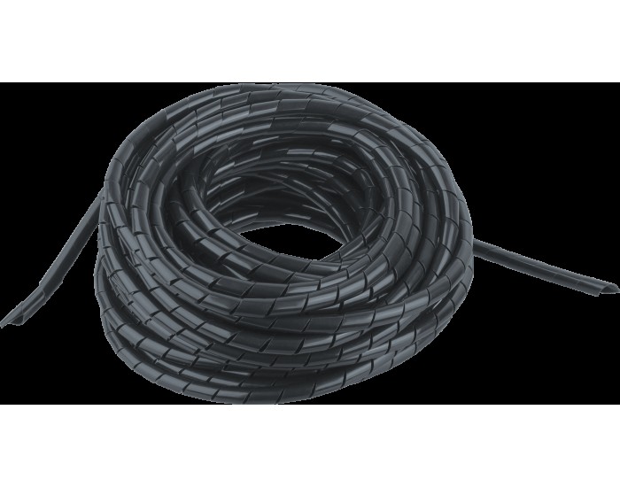 Бандаж кабельный Navigator 74 027 NCB-06-10-BL спиральный D6мм чёрный (10м)
