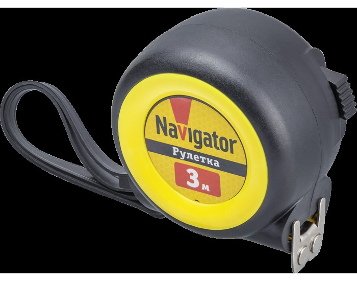Рулетка Navigator 80 257 NMT-Ru01-A-3-16 (автостоп, 3 м*16 мм)