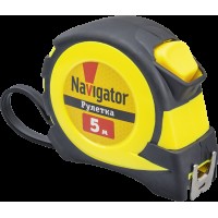 Рулетка Navigator 80 260 NMT-Ru02-A-5-19 (автостоп, 5 м*19 мм)