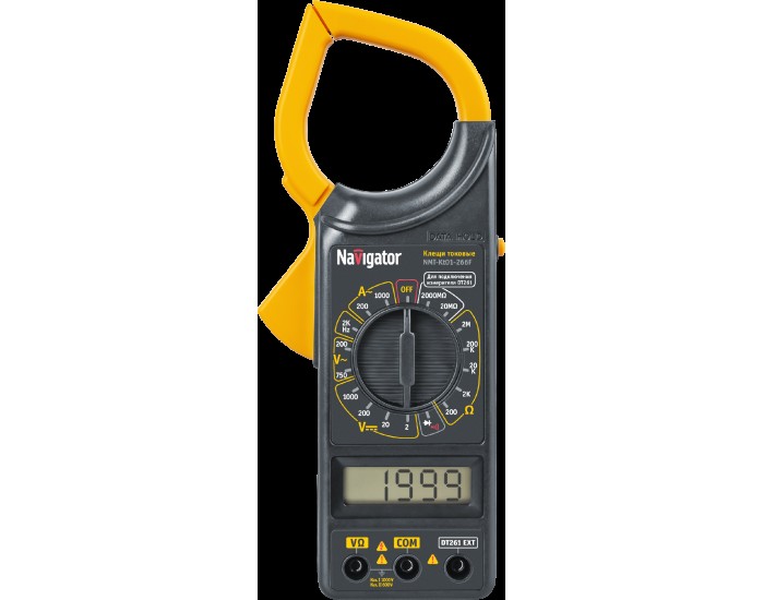 Клещи токовые Navigator 80 262 NMT-Kt01-266F (266F)