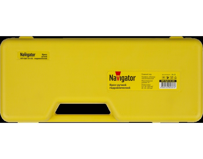 Пресс гидравлический Navigator 80 387 NHT-Pg03-10-120 (плавный ход, 10-120 мм2)