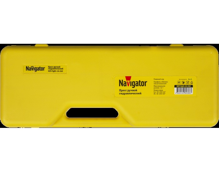 Пресс гидравлический Navigator 80 388 NHT-Pg03-16-240 (плавный ход, 16-240 мм2)