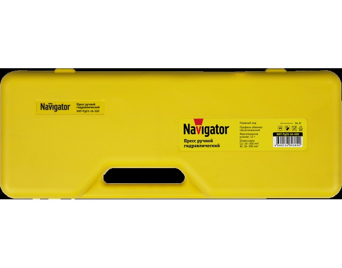 Пресс гидравлический Navigator 80 389 NHT-Pg03-16-300 (плавный ход, 16-300 мм2)