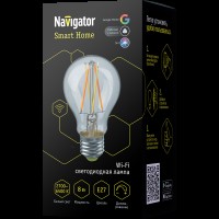 Лампа Navigator 80 554 NLL-F-A60-8-230-WWW-E27-WIFI