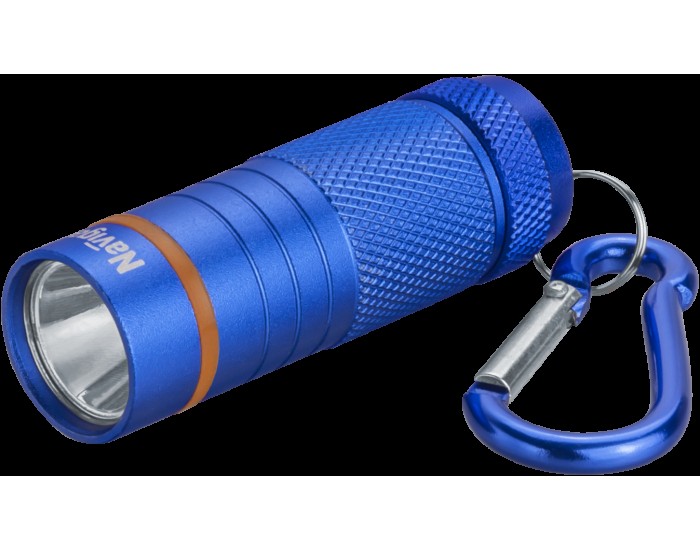 Фонарь Navigator 82 315 NPT-KC08-S-4LR44 брелок.алюм.1LED(1Вт),1 реж,синий