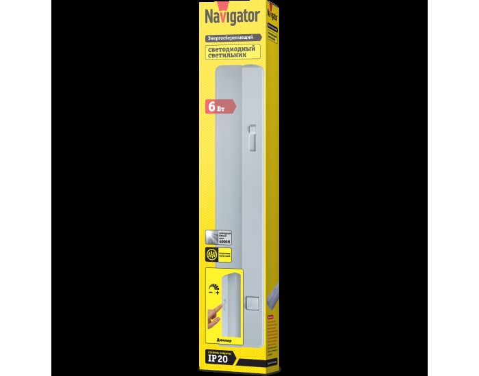 Светильник Navigator 82 378 NEL-B01-6-4K-DIMM-LED