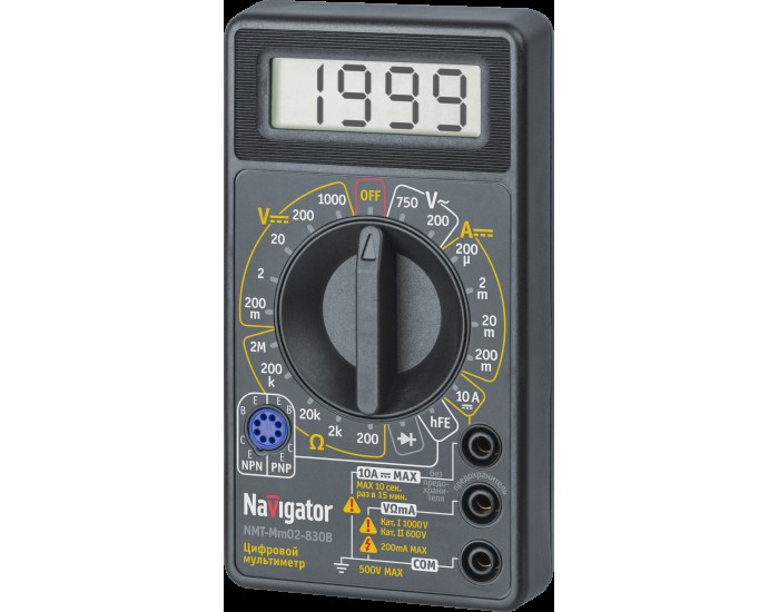 Мультиметр Navigator 82 430 NMT-Mm02-830B (830B)