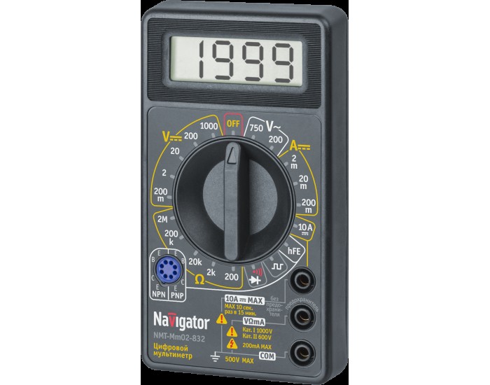Мультиметр Navigator 82 431 NMT-Mm02-832 (832)