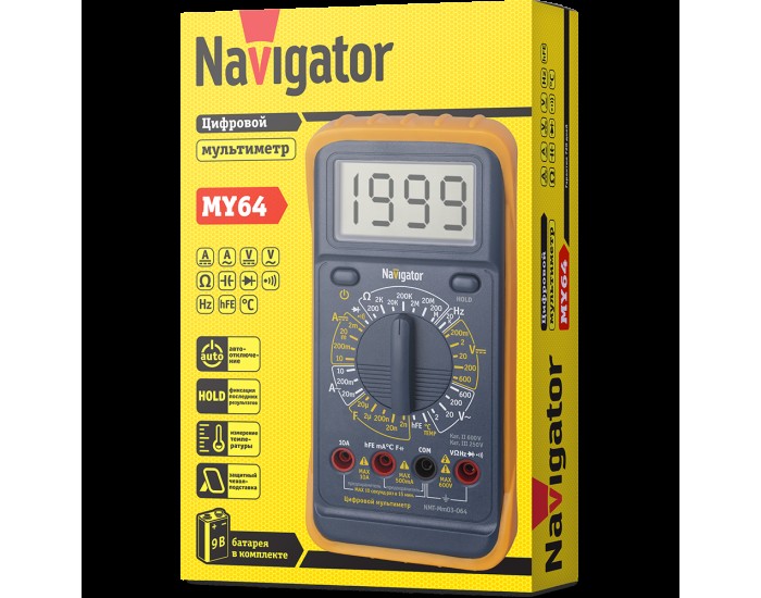 Мультиметр Navigator 82 433 NMT-Mm03-064 (MY64)
