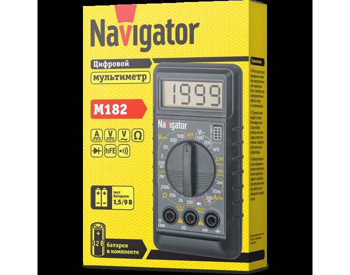 Мультиметр Navigator 82 434 NMT-Mm04-182 (M182)