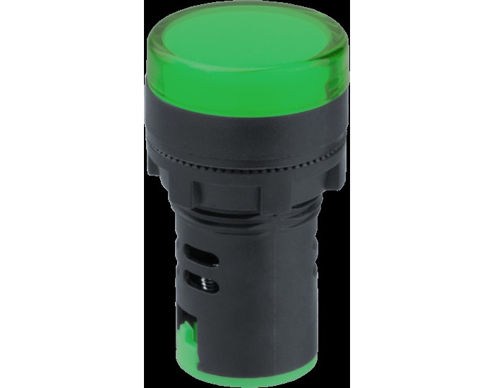 Лампа индикаторная Navigator 82 800 NBI-I-AD22-230-G зеленая d22мм 230В AC/DC