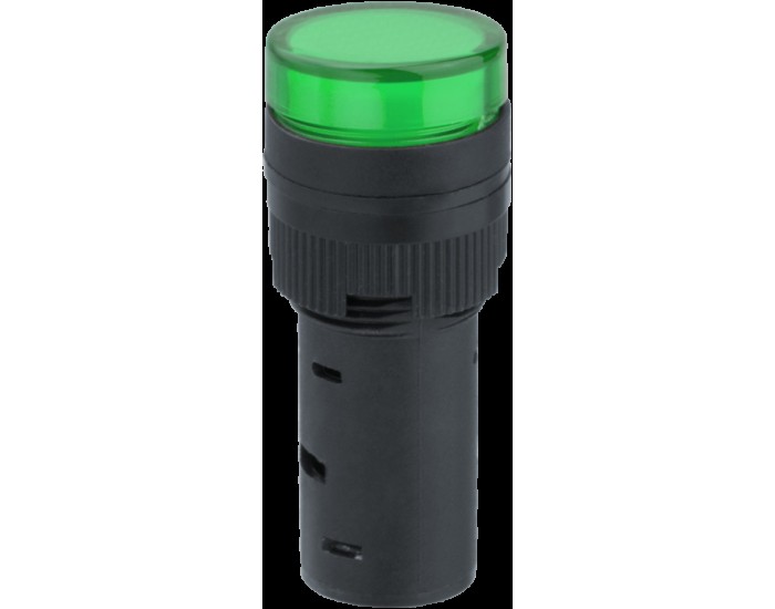 Лампа индикаторная Navigator 82 803 NBI-I-AD16-230-G зеленая d16мм 230В AC/DC