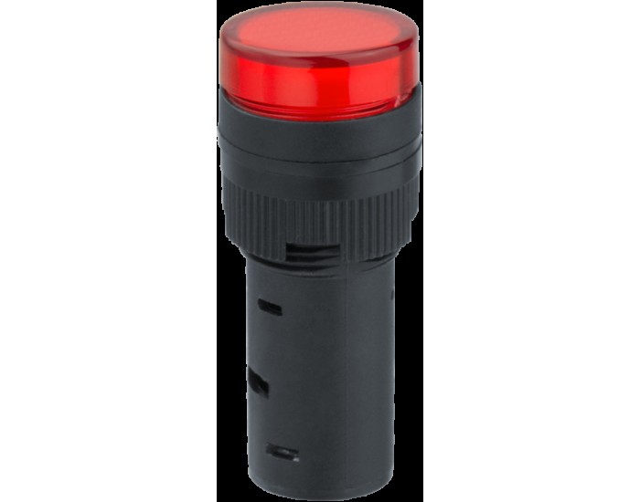 Лампа индикаторная Navigator 82 804 NBI-I-AD16-230-R красная d16мм 230В AC/DC