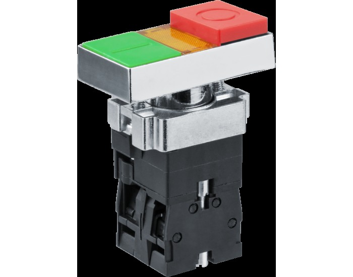 Кнопка Navigator 82 808 NBI-B-01 I-0 d22мм 230В NO+NC