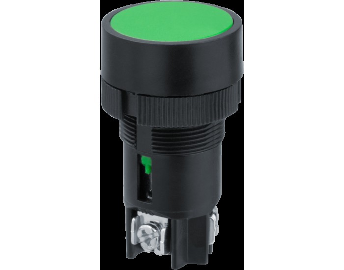 Кнопка Navigator 82 811 NBI-B-04-G Пуск зеленая d22мм NO