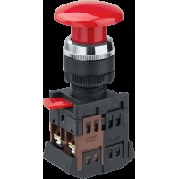 Кнопка Navigator 82 813 NBI-B-05 Грибок d22мм NO+NC