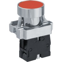 Кнопка Navigator 82 819 NBI-B-08-R красная d22мм NC