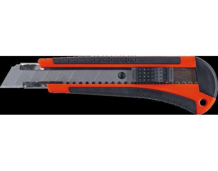 Нож ОНЛАЙТ 82 956 OHT-Nv02-18 (выдвижной, усиленный, 18 мм