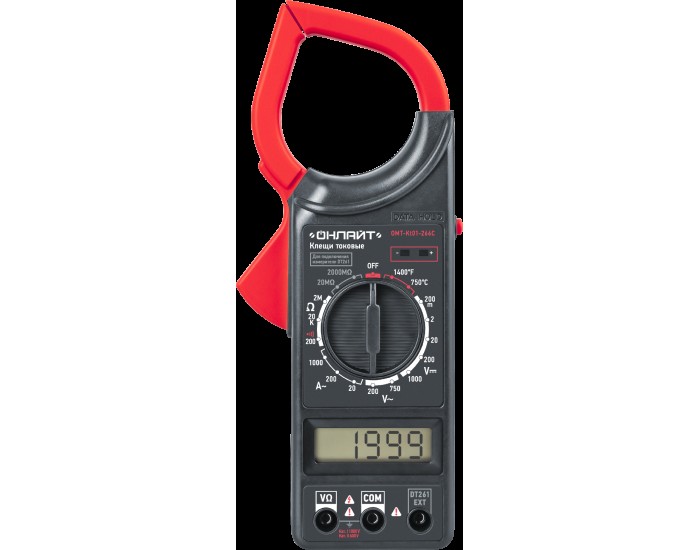Клещи токовые ОНЛАЙТ 82 980 OMT-Kt01-266C (266C)