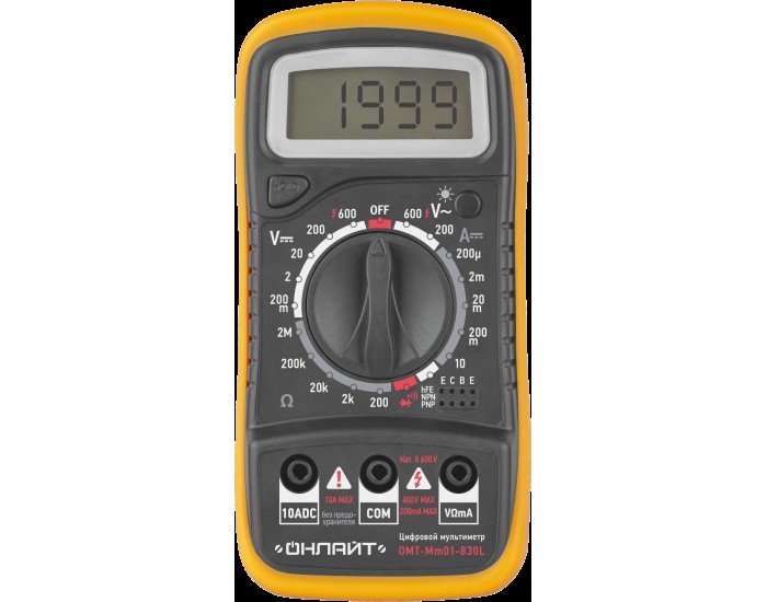 Мультиметр ОНЛАЙТ 90 080 OMT-Mm01-830L (830L)
