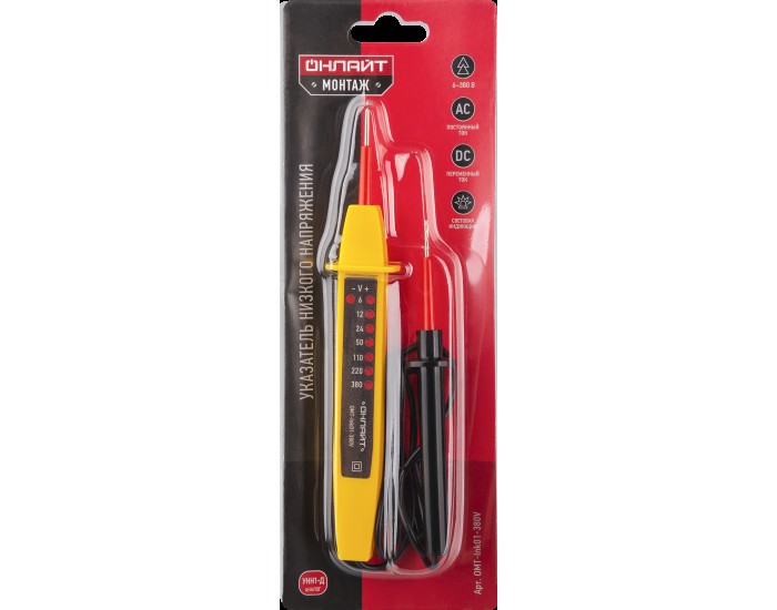 Индикаторы ОНЛАЙТ 90 082 OMT-Ink01-380V (контактный, 380 В, УНН-1Д)
