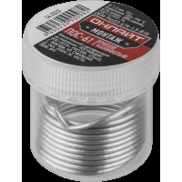 Припой ОНЛАЙТ 90 098 OEM-Pos03-61K-1.5-B10 (банка, 1.5мм, 10г)