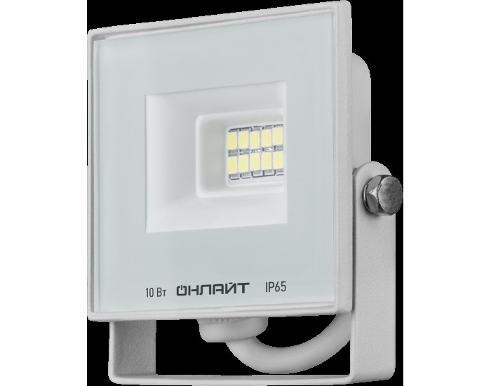 Светильник ОНЛАЙТ 90 130 OFL-10-4K-WH-IP65-LED