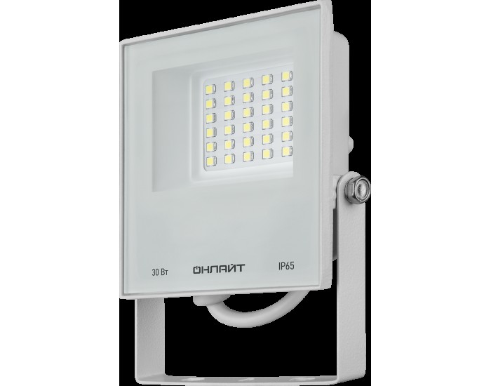 Светильник ОНЛАЙТ 90 134 OFL-30-4K-WH-IP65-LED