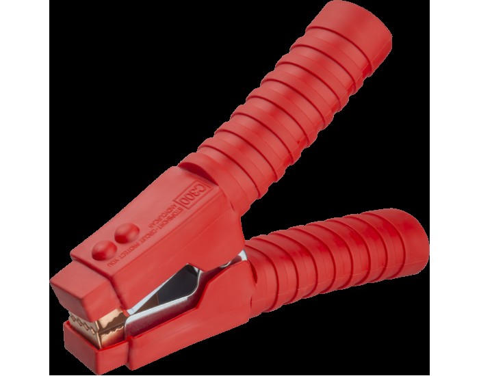 Зажим ОНЛАЙТ 90 189 OAC-500A-200-R10 (крокодил, крас, 500 А, упаковка 10шт)