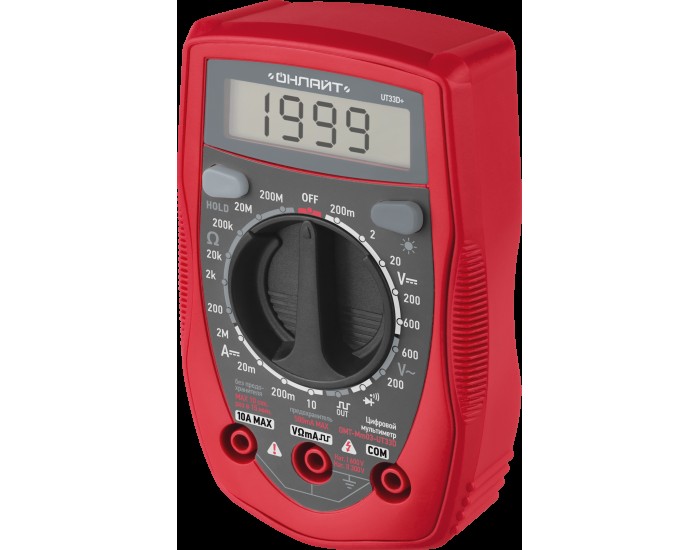 Мультиметр ОНЛАЙТ 90 231 OMT-Mm03-UT33D (UT33D+)