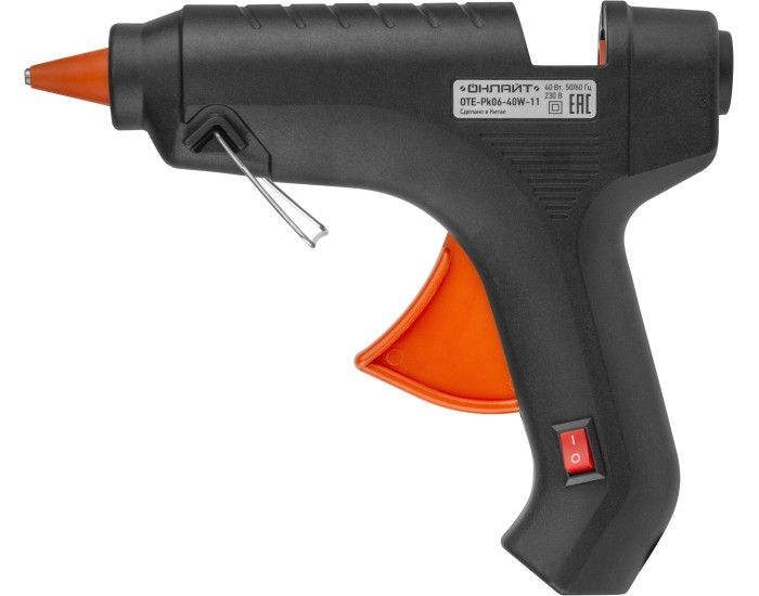 Клеевой пистолет ОНЛАЙТ 90 375 OTE-Pk06-40W-11 (40 Вт, 11 мм)