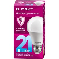 Лампа ОНЛАЙТ 90 406 OLL-A60-21-230-6.5K-E27 (PRO 90-240 В)