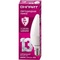Лампа ОНЛАЙТ 90 415 OLL-C37-13-230-4K-E14-FR (PRO 90-240 В)