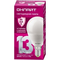 Лампа ОНЛАЙТ 90 425 OLL-G45-13-230-4K-E14-FR (PRO 90-240 В)