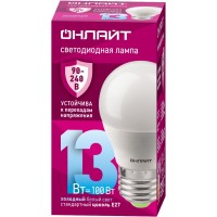 Лампа ОНЛАЙТ 90 428 OLL-G45-13-230-6.5K-E27-FR (PRO 90-240 В)