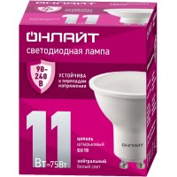 Лампа ОНЛАЙТ 90 435 OLL-PAR16-11-230-4K-GU10 (PRO 90-240 В)