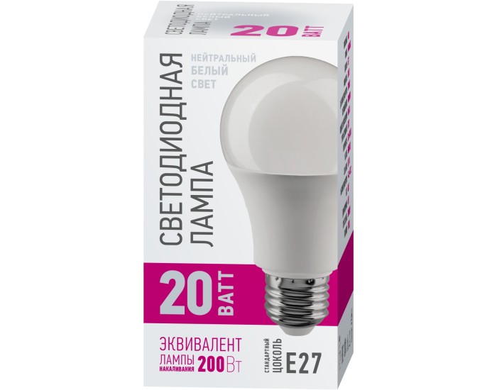 Лампа ОНЛАЙТ 90 444 OLL-A60-20-230-4K-E27-PROMO