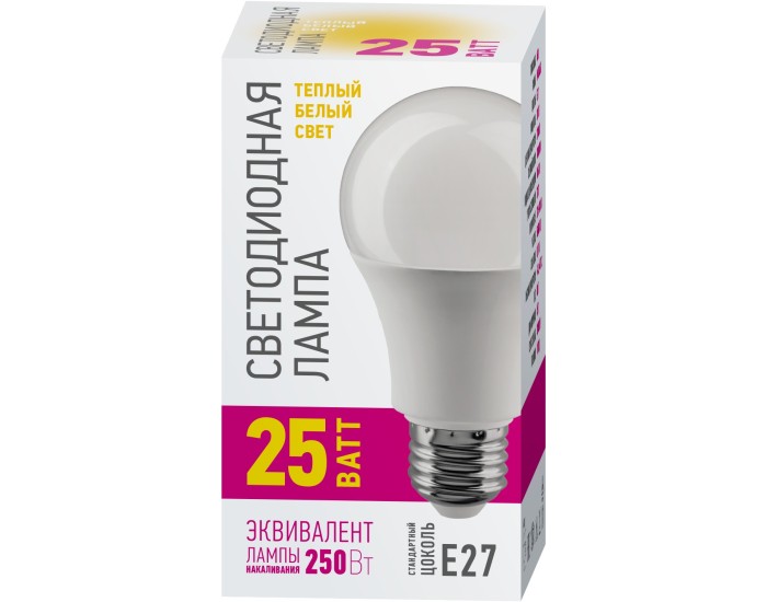 Лампа ОНЛАЙТ 90 446 OLL-A60-25-230-2.7K-E27-PROMO