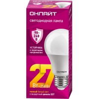 Лампа ОНЛАЙТ 90 535 OLL-A60-27-230-2.7K-E27 (PRO 90-240 В)
