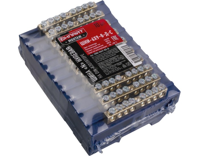 Шина нулевая ОНЛАЙТ 90 718 OBB-M69-8D-B