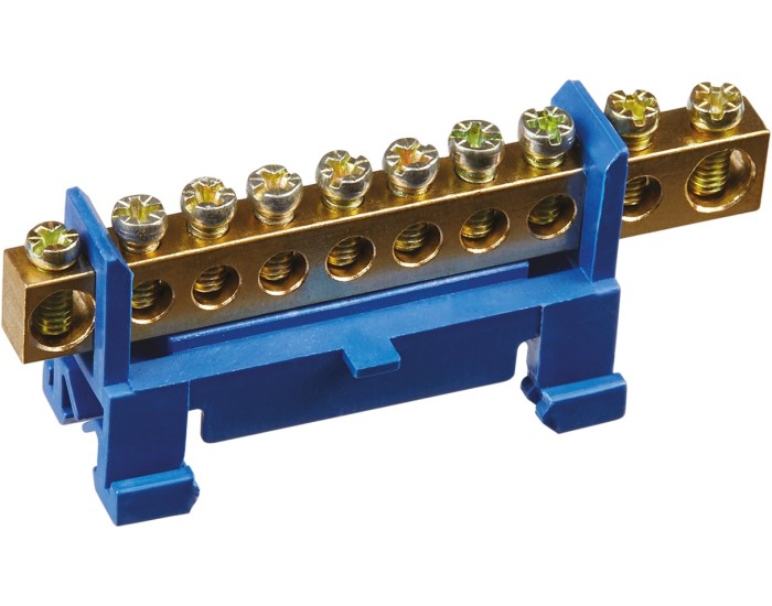 Шина нулевая ОНЛАЙТ 90 738 OBB-M69-10P-B