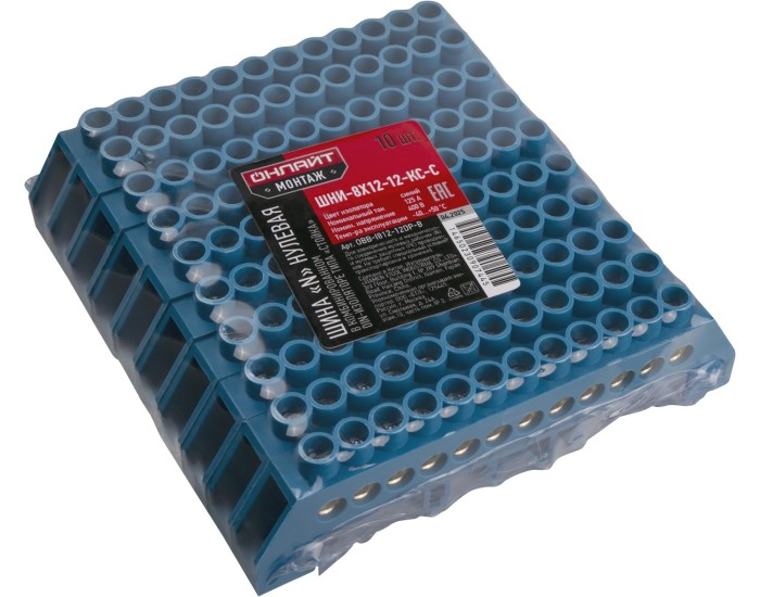 Шина нулевая ОНЛАЙТ 90 744 OBB-I812-12DP-B