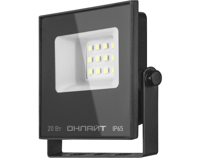 Светильник ОНЛАЙТ 90 844 OFL-03-20-6.5K-BL-IP65-LED