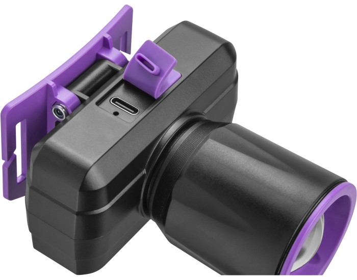 Фонарь ОНЛАЙТ 90 864 OPT-H06-ACCU налоб. 1LED 5Вт 3реж. Li-Ion 1,2Ач