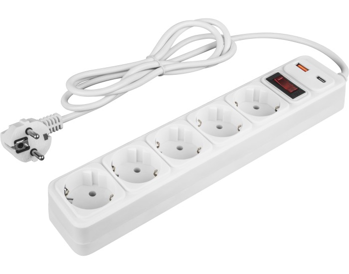 Сетевой фильтр ОНЛАЙТ 90 882 OSP-USB-05-300-ESC-3х0.75-WH